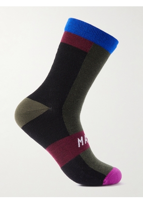 MAAP - Alt_Road Logo-Jacquard Wool-Blend Cycling Socks - Men - Black - XS