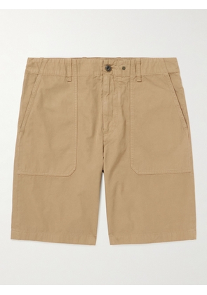 Rag & Bone - Cliffe Straight-Leg Peached-Cotton Shorts - Men - Neutrals - XS