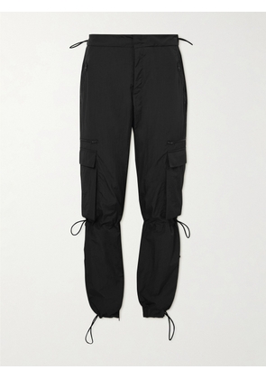 SAIF UD DEEN - Straight-Leg Shell Cargo Trousers - Men - Black - 28