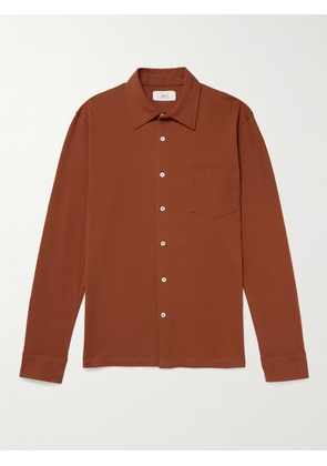 Mr P. - Cotton-Jersey Shirt - Men - Burgundy - XXS