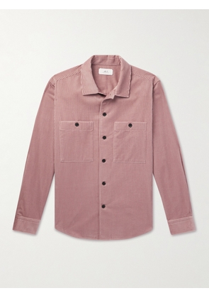 Mr P. - Cotton and Cashmere-Blend Corduroy Overshirt - Men - Pink - XS