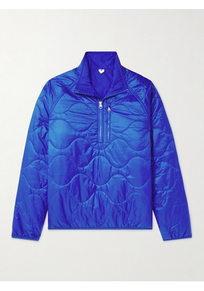 ARKET - Runner Quilted Recycled-Shell Half-Zip Jacket - Men - Blue - XS