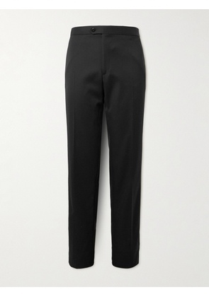 Brioni - Slim-Fit Straight-Leg Satin-Trimmed Virgin Wool Tuxedo Trousers - Men - Black - IT 48