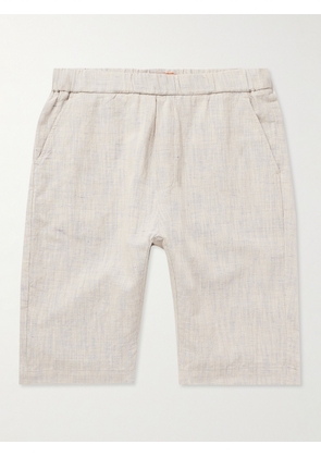 Barena - Agro Paris Straight-Leg Cotton and Linen-Blend Shorts - Men - Neutrals - IT 46