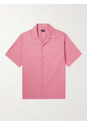 Club Monaco - Convertible-Collar Cotton Shirt - Men - Pink - XS