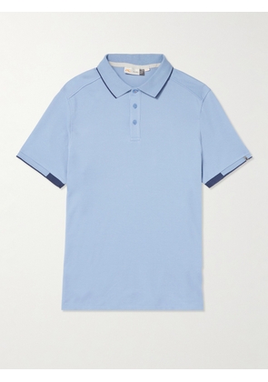 Kjus Golf - Stan Stretch Cotton-Blend Polo Shirt - Men - Blue - S