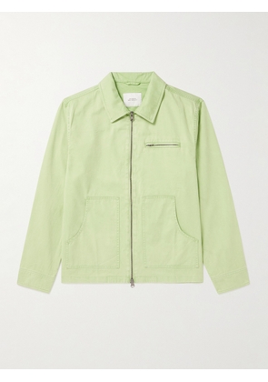 SATURDAYS NYC - Flores Sunbaked Cotton-Twill Shirt Jacket - Men - Green - S
