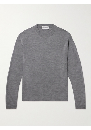 Officine Générale - Reggie Wool-Blend Sweater - Men - Gray - S