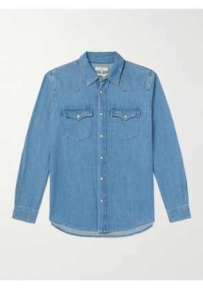 Nudie Jeans - George Denim Western Shirt - Men - Blue - XS