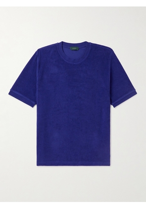 Incotex - Cotton-Terry T-Shirt - Men - Blue - IT 46