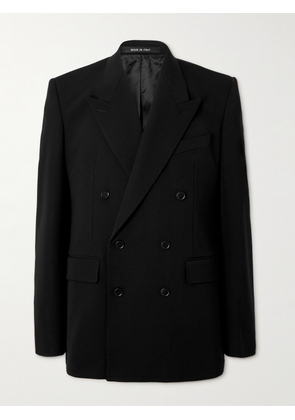 Balenciaga - Double-Breasted Twill Blazer - Men - Black - FR 46