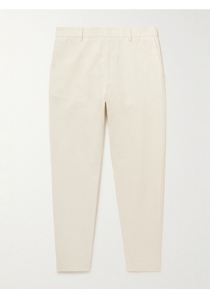 Paul Smith - Straight-Leg Cotton and Linen-Blend Trousers - Men - Neutrals - UK/US 30