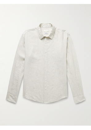 Club Monaco - Striped Linen Shirt - Men - White - XS