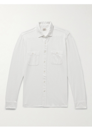 Faherty - Organic Cotton-Jersey Shirt - Men - White - S