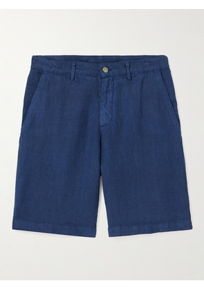 Massimo Alba - Vela Straight-Leg Linen Shorts - Men - Blue - IT 46