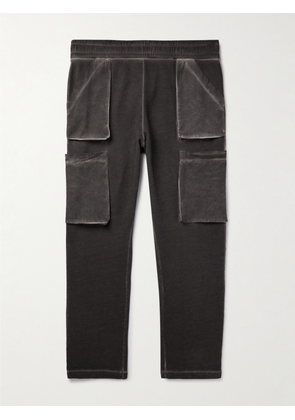 SAIF UD DEEN - Cold-Dyed Cotton-Jersey Sweatpants - Men - Black - XS