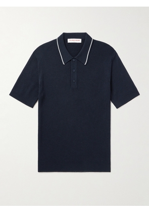 Orlebar Brown - Maranon Slim-Fit Merino Wool Polo Shirt - Men - Blue - S