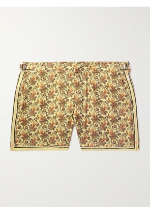 Orlebar Brown - Setter Straight-Leg Mid-LengthPaisley-Print Recycled Swim Shorts - Men - Yellow - UK/US 30