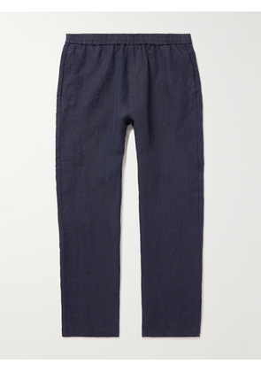 Barena - Bativoga Straight-Leg Linen Trousers - Men - Blue - IT 46