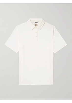 Faherty - Movement Stretch Cotton and Modal-Blend Jersey Polo Shirt - Men - White - S