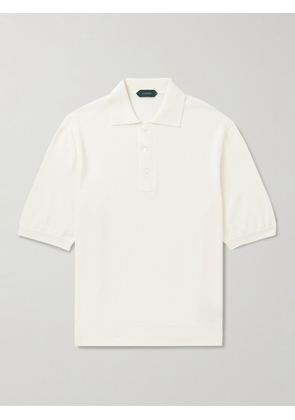 Incotex - Cotton-Piqué Polo Shirt - Men - White - IT 44