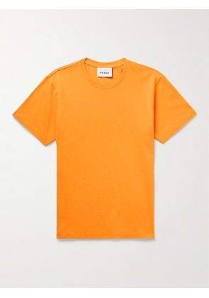 FRAME - Cotton-Jersey T-Shirt - Men - Orange - S