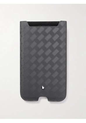 Montblanc - Extreme 3.0 Cross-Grain Leather Phone Sleeve - Men - Gray