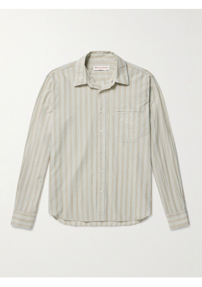 Orlebar Brown - Grassmoor Striped Cotton Shirt - Men - White - S