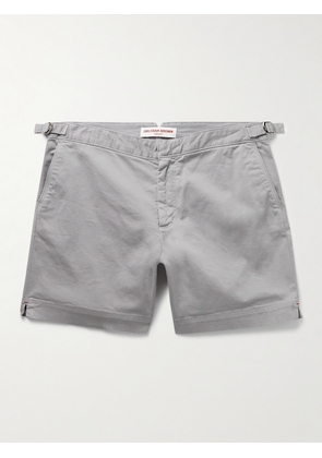 Orlebar Brown - Bulldog Slim-Fit Cotton-Blend Twill Shorts - Men - Gray - UK/US 28
