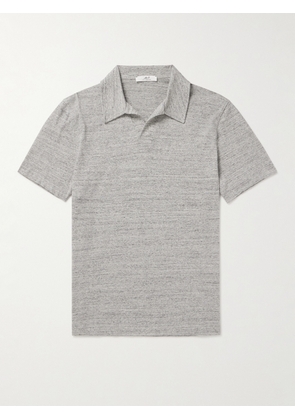 Mr P. - Cotton-Jersey Polo Shirt - Men - Gray - XS