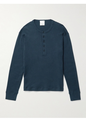 Allude - Serafino Ribbed Cotton and Cashmere-Blend Sweater - Men - Blue - S