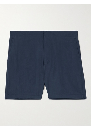 Mr P. - Straight-Leg Mid-Length Swim Shorts - Men - Blue - XS