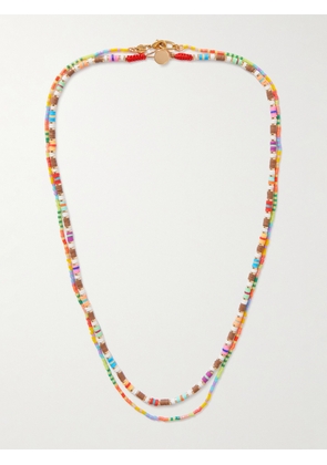 Roxanne Assoulin - Set of Two Gold-Tone and Enamel Beaded Necklaces - Men - Multi