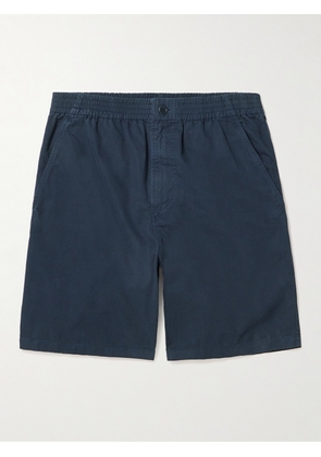 A.P.C. - Norris Straight-Leg Cotton-Twill Shorts - Men - Blue - XS