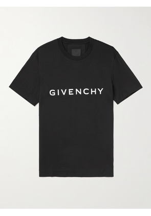Givenchy - Archetype Logo-Print Cotton-Jersey T-Shirt - Men - Black - XS