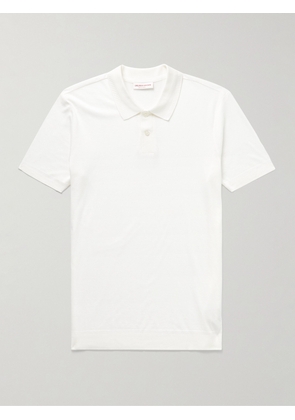 Orlebar Brown - Jarrett Slim-Fit Cotton and Modal-Blend Polo Shirt - Men - White - S