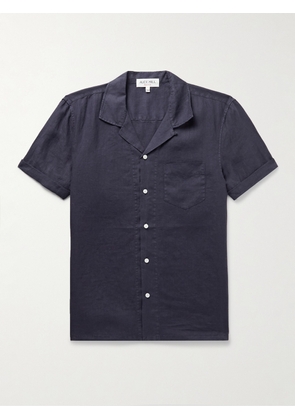 Alex Mill - Convertible-Collar Linen Shirt - Men - Blue - XS