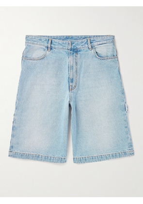 Givenchy - Wide-Leg Carpenter Denim Shorts - Men - Blue - UK/US 28