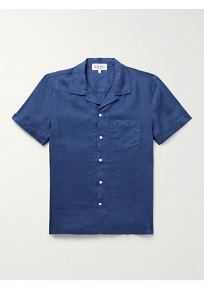 Alex Mill - Convertible-Collar Linen Shirt - Men - Blue - XS