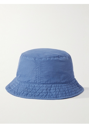 C.P. Company - Logo-Embroidered Garment-Dyed Chrome-R Bucket Hat - Men - Blue - M