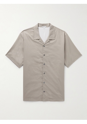 James Perse - Convertible-Collar Cotton Shirt - Men - Neutrals - 1