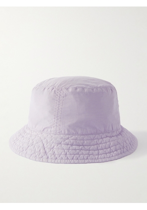 C.P. Company - Logo-Embroidered Garment-Dyed Chrome-R Bucket Hat - Men - Purple - M