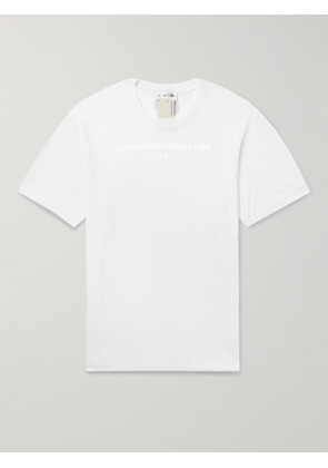 POST ARCHIVE FACTION - 5.0 Logo-Print Lyocell T-Shirt - Men - White - XS