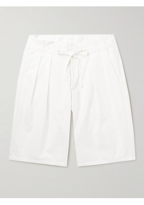 Monitaly - Straight-Leg Cotton Shorts - Men - White - XS