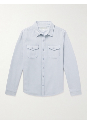 OUTERKNOWN - Woven Organic Cotton-Twill Shirt - Men - Blue - S