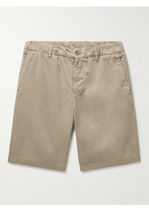 NN07 - Theodor 1365 Straight-Leg Lyocell and Cotton-Blend Twill Shorts - Men - Neutrals - UK/US 28