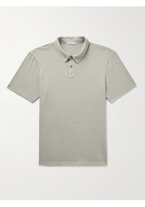 James Perse - Supima Cotton-Jersey Polo Shirt - Men - Gray - 1