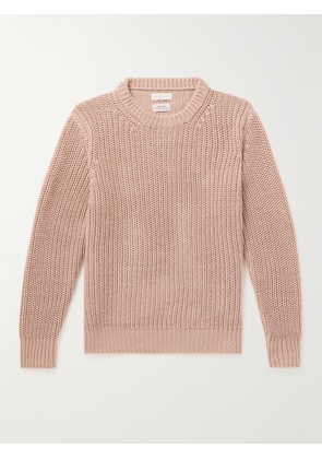 Richard James - Ribbed Linen Sweater - Men - Pink - S