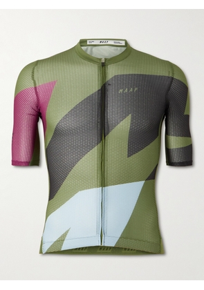MAAP - Emerge Ultralight Pro Printed Recycled Stretch-Mesh Cycling Jersey - Men - Green - XS