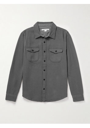 OUTERKNOWN - Woven Organic Cotton-Twill Shirt - Men - Gray - S